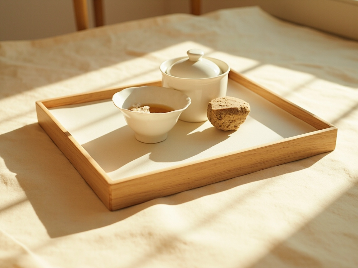 Return the pot to the tray